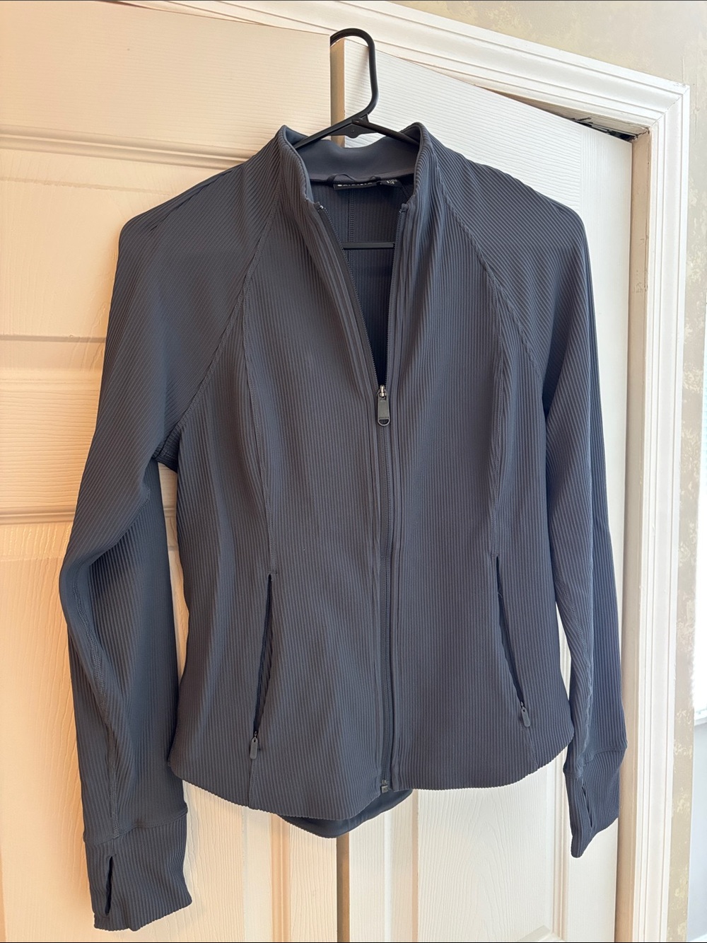 Athleta Salutation Ribbed Full-Zip Utility Jacket